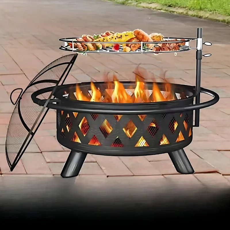 Grenzüberschreitendes Lagerfeuer™ | Warme Feuerstelle mit Grillzauber