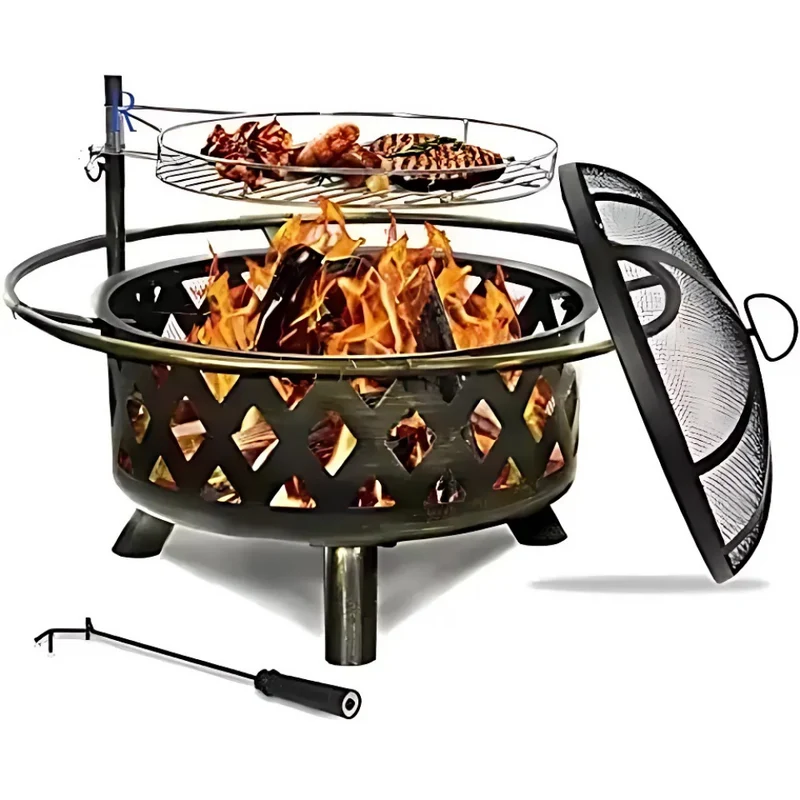 Grenzüberschreitendes Lagerfeuer™ | Warme Feuerstelle mit Grillzauber