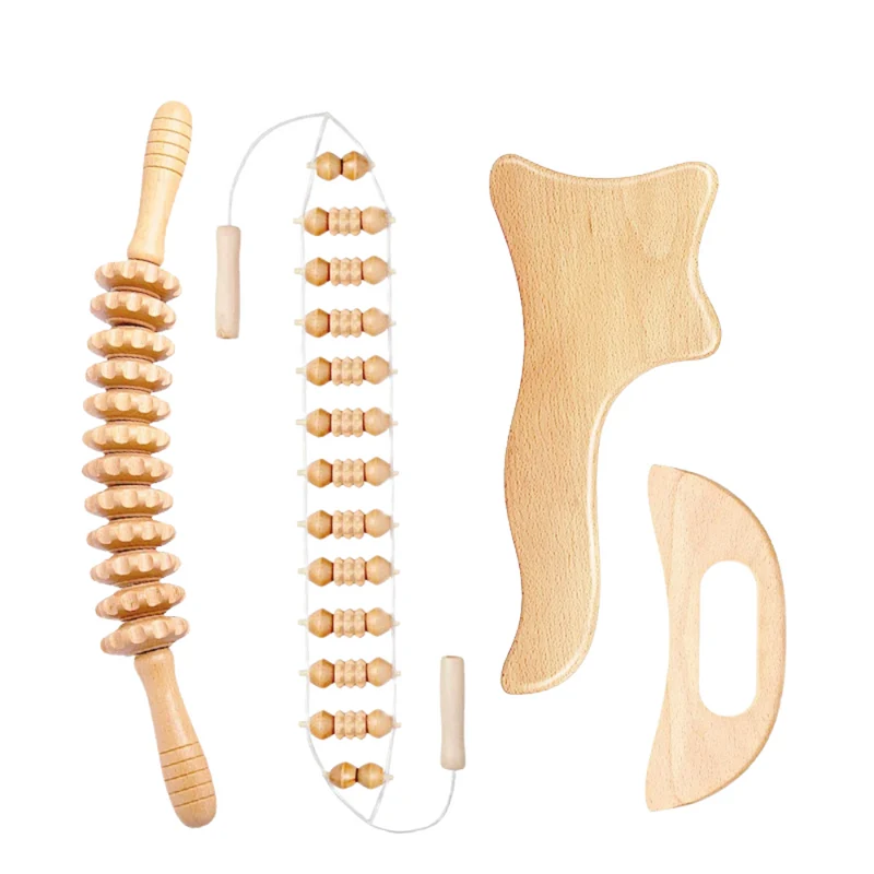 Therapie-Massagerolle aus Holz™ | Natürliche Massage für Wohlbefinden