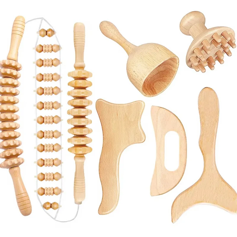Therapie-Massagerolle aus Holz™ | Natürliche Massage für Wohlbefinden
