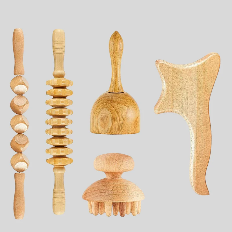 Therapie-Massagerolle aus Holz™ | Natürliche Massage für Wohlbefinden