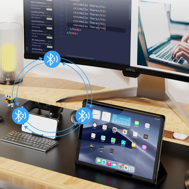 Faltbare Bluetooth-Tastatur ™ | Komfortabel tippen, jederzeit frei