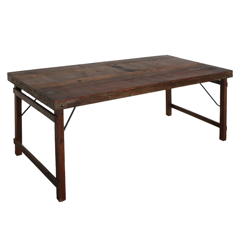 Esstisch Vintage Shabby Altholz klappbar
