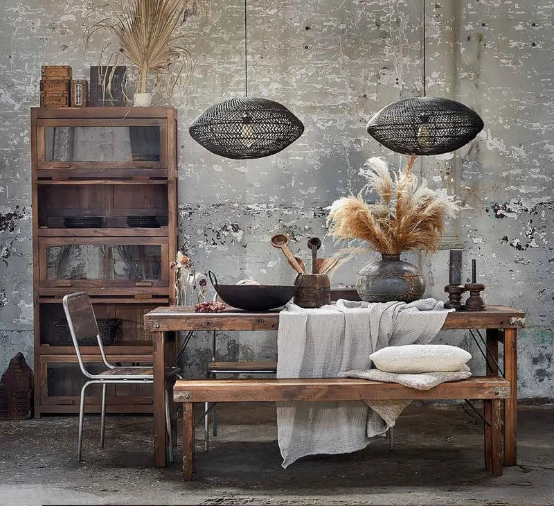 Esstisch Vintage Shabby Altholz klappbar