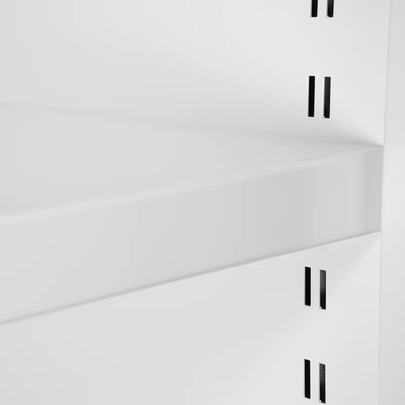 Akustik Schiebetürenschrank | 2000 x 500 x 1200 (3 OH) – Reinweiß