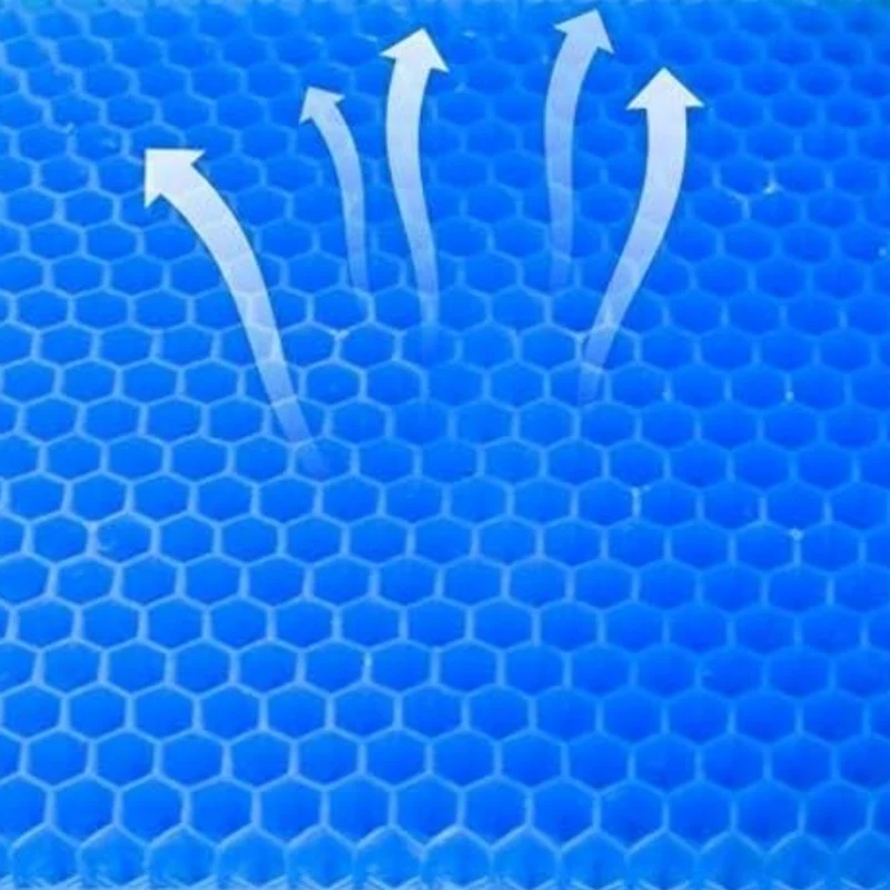 Dickes blaues Gelkissen ™ | Bequemes Sitzen ohne Schmerzen
