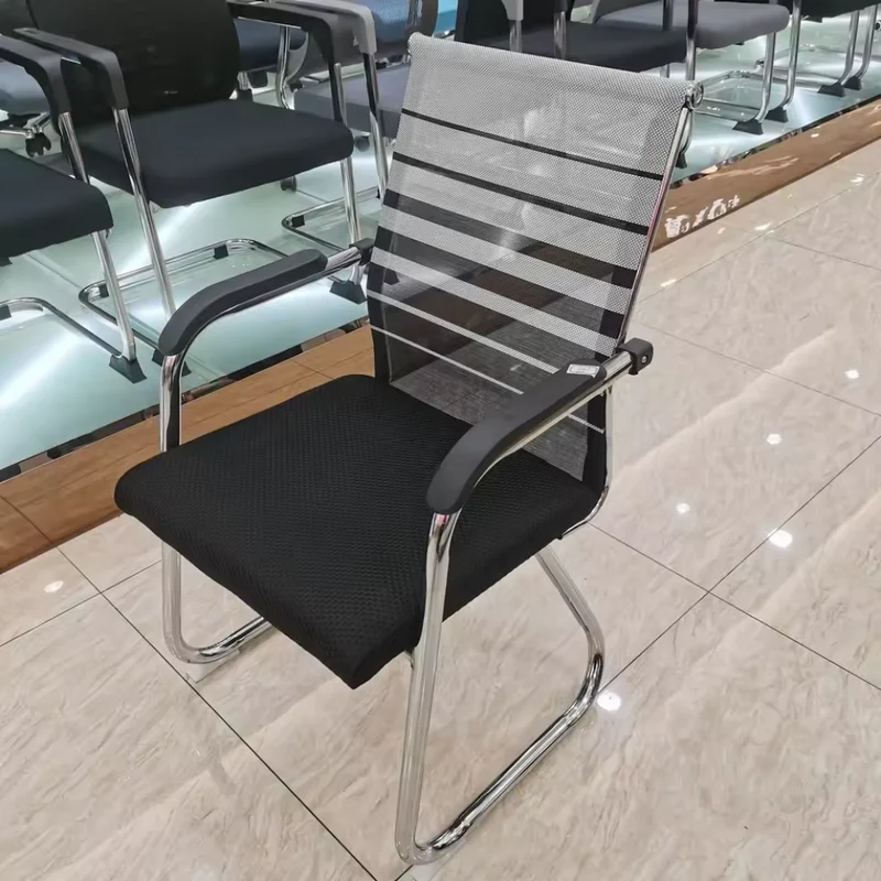 Bürostuhl mit O-Beinen aus Edelstahl™ | Ergonomischer Bürostuhl mit Stil