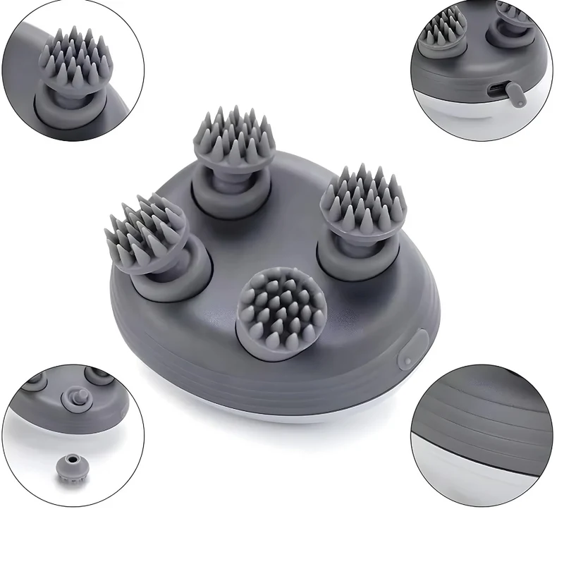 Kopfmassagegerät mit einstellbarer Geschwindigkeit™ | Wohltuende Massage trifft Haarliebe