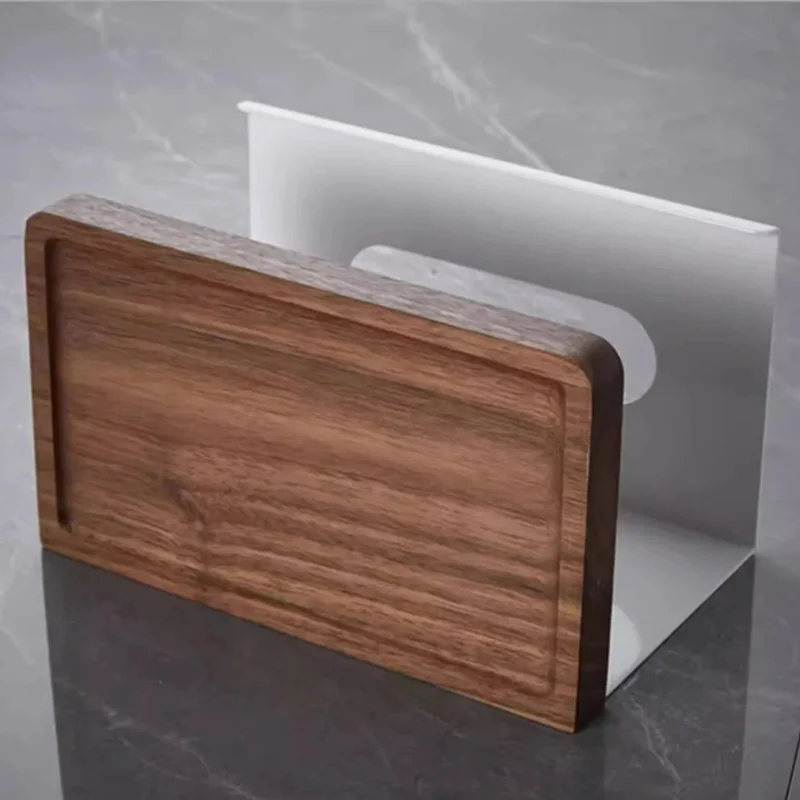 Toilettenregal aus Walnussholz™ | Elegantes Regal für Wohlfühlmomente