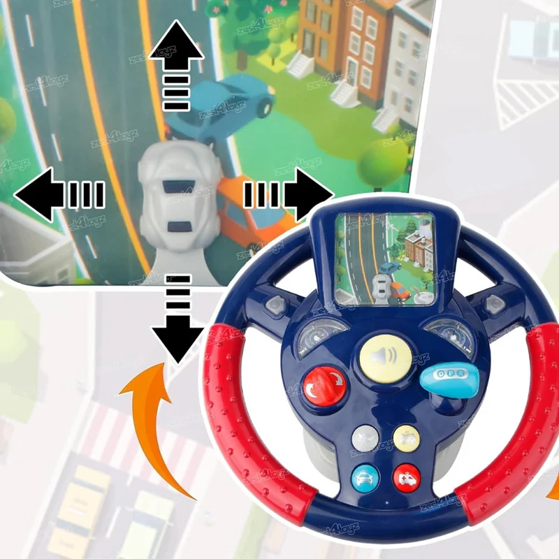 Montessori Steering Wheel Toy ™ | Kleines Abenteuer am Lenkrad