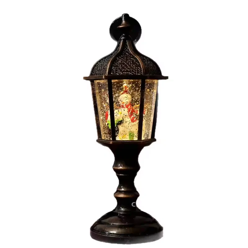 Weihnachtstischlampe ™ | Magische Weihnachtslaterne mit Musik