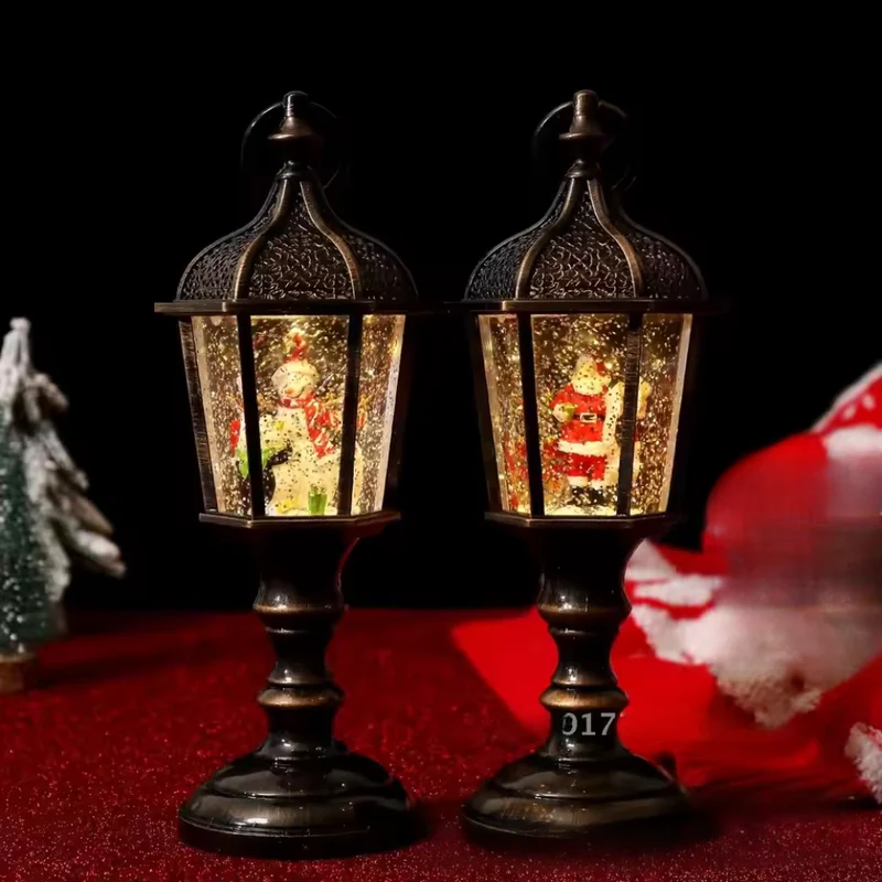 Weihnachtstischlampe ™ | Magische Weihnachtslaterne mit Musik