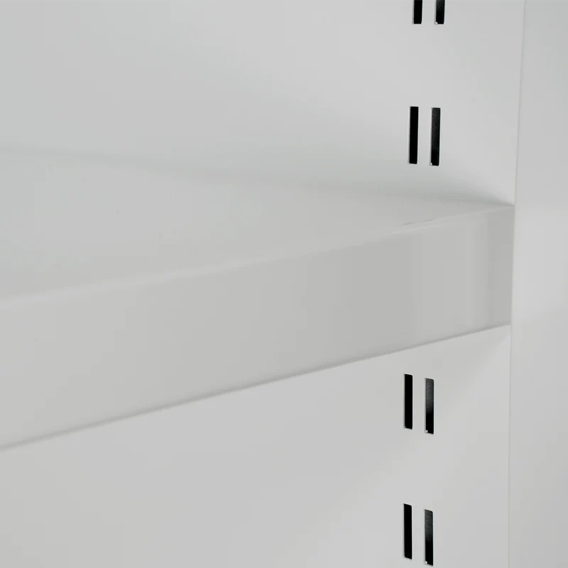 Akustik Schiebetürenschrank | 2000 x 500 x 1600 (4 OH) – Lichtgrau