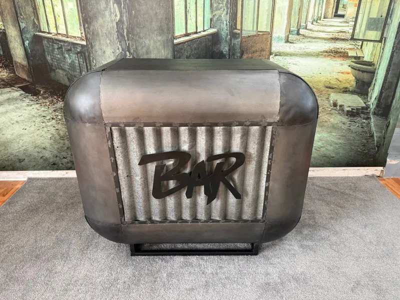Bar-Theke +Metall +Stauraum +Regal +Einzelstück