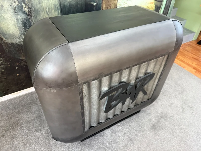 Bar-Theke +Metall +Stauraum +Regal +Einzelstück