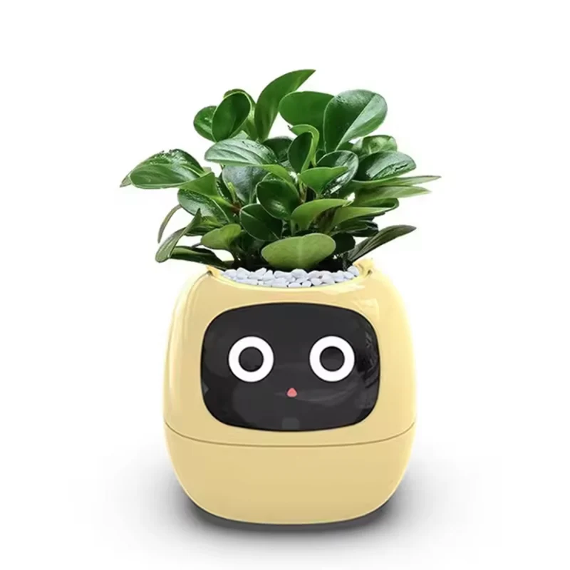 KI-Haustier-Blumentopf, Pflanzroboter™ | Intelligenter Blumentopf mit Herz