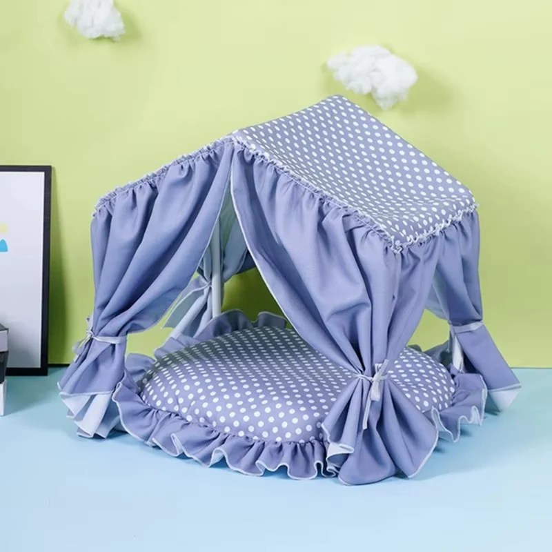 Süßes Katzenbett-Zelthaus™ | Kuscheliges Teepee-Katzenbett Zuhause