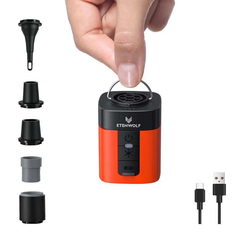 ETENWOLF AIR 3 Elektrische Luftpumpe ™ | DEIN KRAFTPAKET FÜR UNTERWEGS