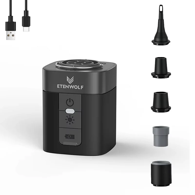 ETENWOLF AIR 3 Elektrische Luftpumpe ™ | DEIN KRAFTPAKET FÜR UNTERWEGS