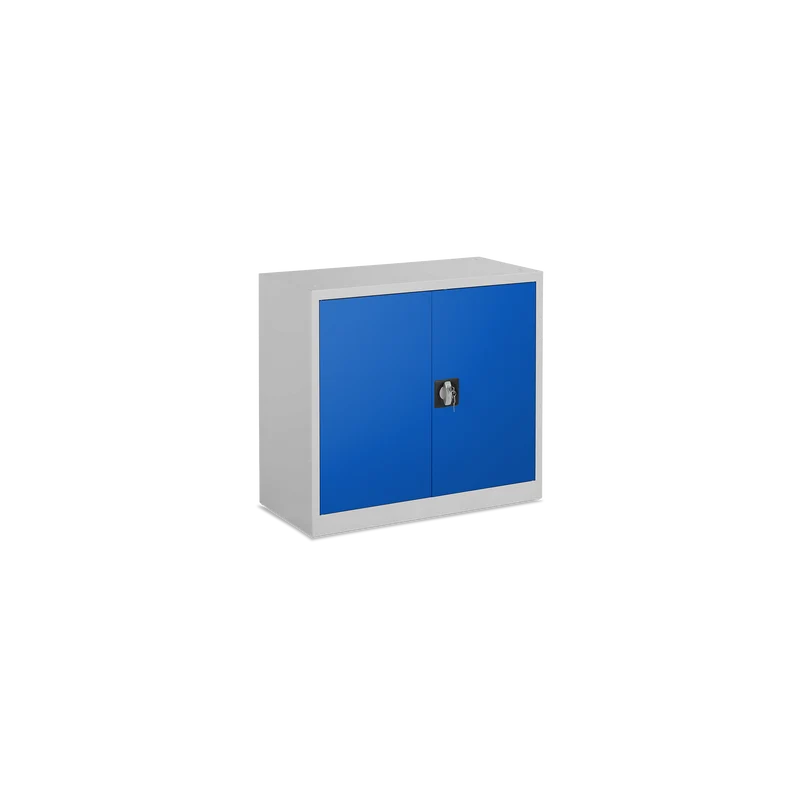 Aktenschrank aus Stahl – 800 x 380 (2 OH) – Korpus in Lichtgrau