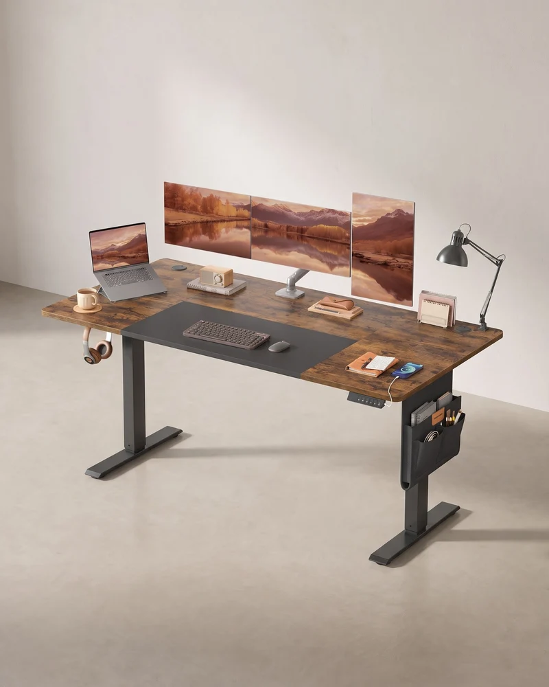 Höhenverstellbarer Schreibtisch - Sitz-Steh-Schreibtisch - Elektrisch verstellbarer Schreibtisch - (Heim-)Büro