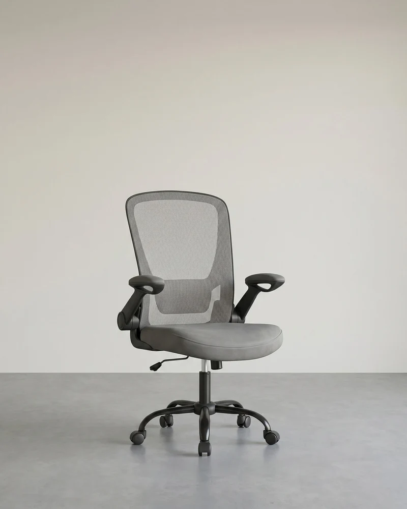 Bürostuhl mit verstellbaren Armlehnen – Ergonomisches Design – Netzrückenlehne