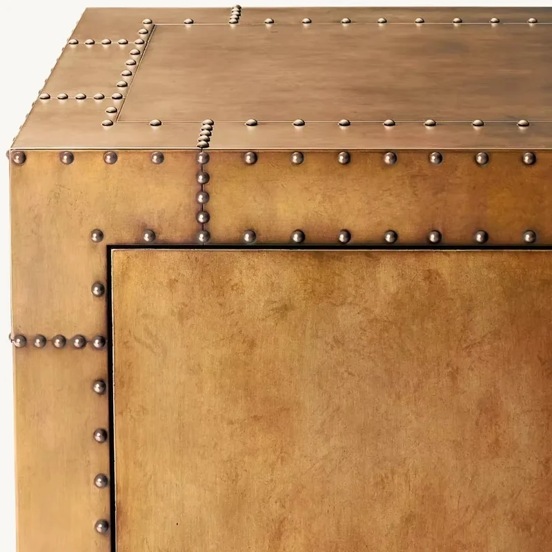 Luxus-Box Gesims Wohnzimmermöbel Holz Metall Seitenteile™ | Edle Zierleiste für Wohnträume