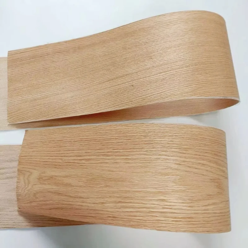 Vorgeklebtes Furnierblatt aus Rot-Eichenholz™ | Echtholz-Furnier für Herzprojekte