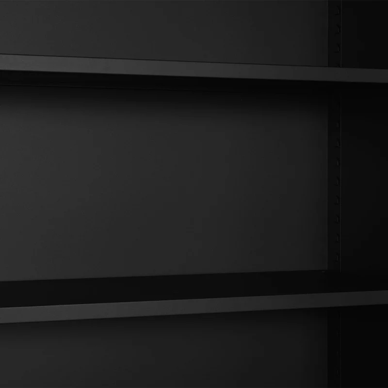Aktenschrank SET- 2 in 1 – Tiefschwarz / Tiefschwarz