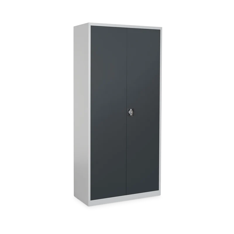 Aktenschrank SET- 2 in 1 – Lichtgrau / Anthrazit
