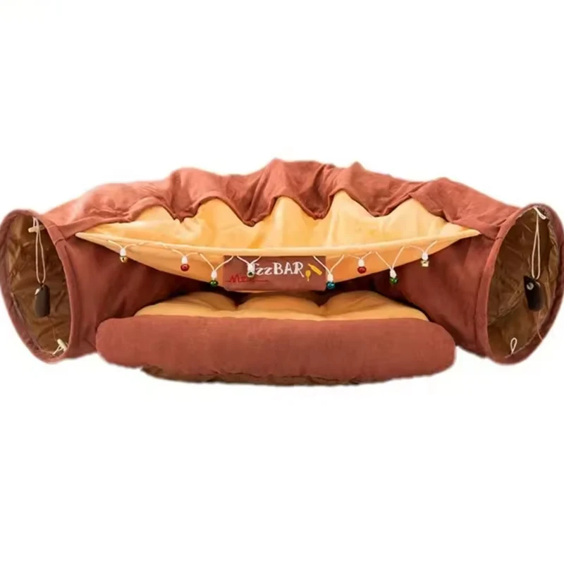 Katzentunnelbett™ | Kuschelhöhle trifft Spielspaß