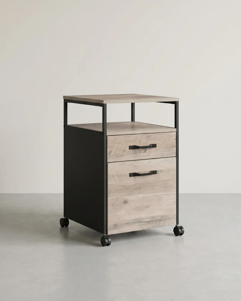 Schubladenelement auf Rollen - mit 2 Schubladen - Home Office