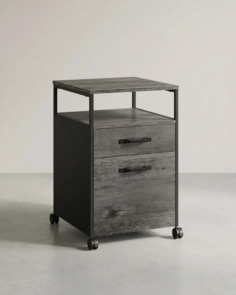 Schubladenelement auf Rollen - mit 2 Schubladen - Home Office