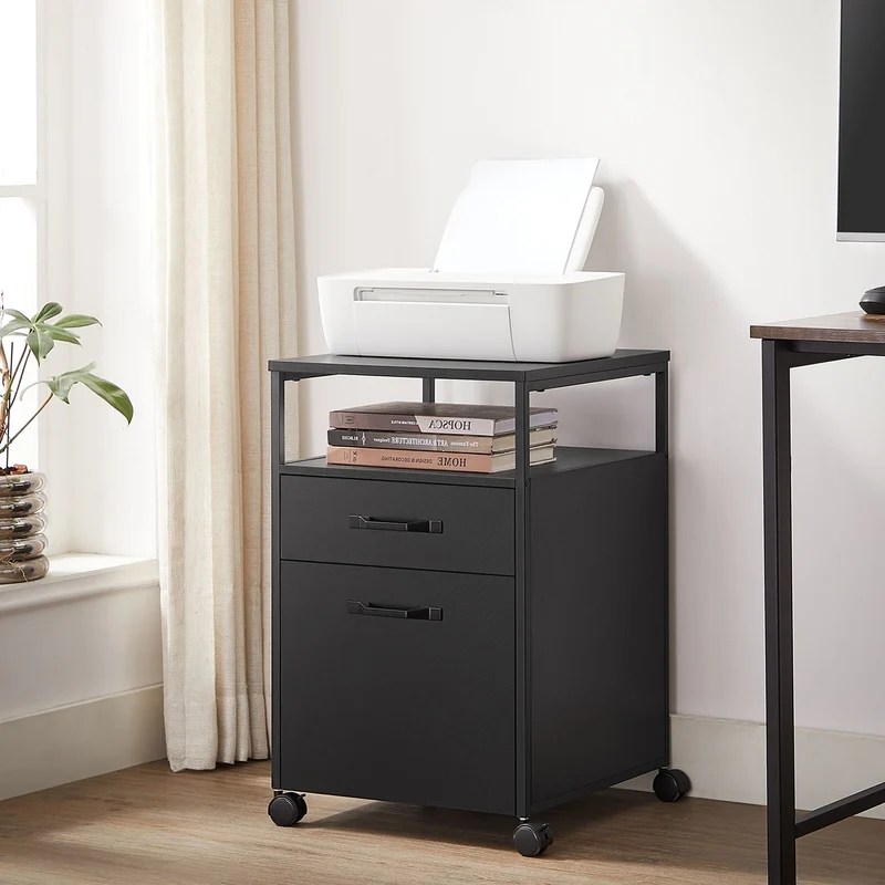 Schubladenelement auf Rollen - mit 2 Schubladen - Home Office