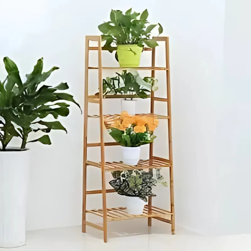 Wohnzimmer Arbeitszimmer Bodenstehendes trapezförmiges Bücherregal™ | Stilvolles Regal für mehr Leben