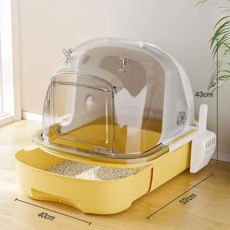 Vollständig geschlossene Katzentoilette ™ |Geruchsfrei, hygienisch, katzenfreundlich