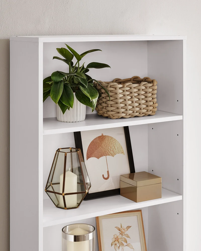Modernes offenes Bücherregal – Geräumiges, freistehendes Aufbewahrungsregal mit verstellbaren Regalböden und minimalistischem Design