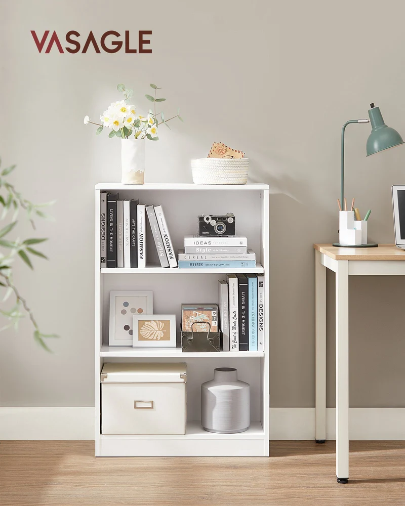 Modernes offenes Bücherregal – Geräumiges, freistehendes Aufbewahrungsregal mit verstellbaren Regalböden und minimalistischem Design