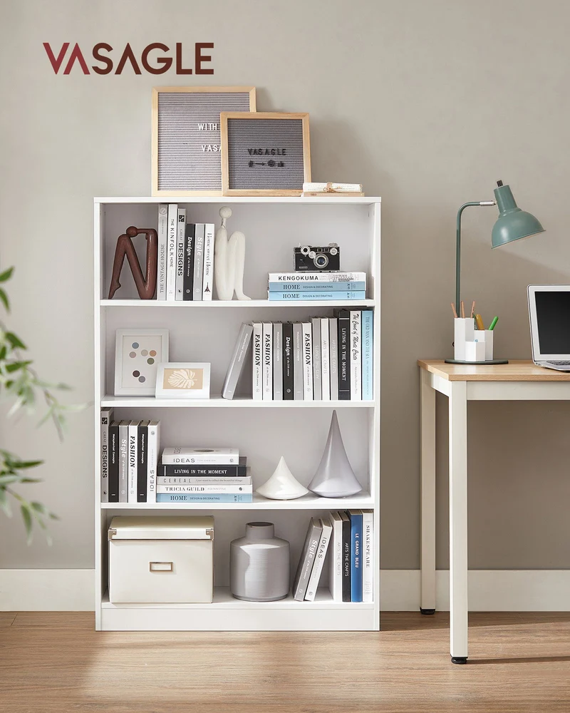 Modernes offenes Bücherregal – Geräumiges, freistehendes Aufbewahrungsregal mit verstellbaren Regalböden und minimalistischem Design