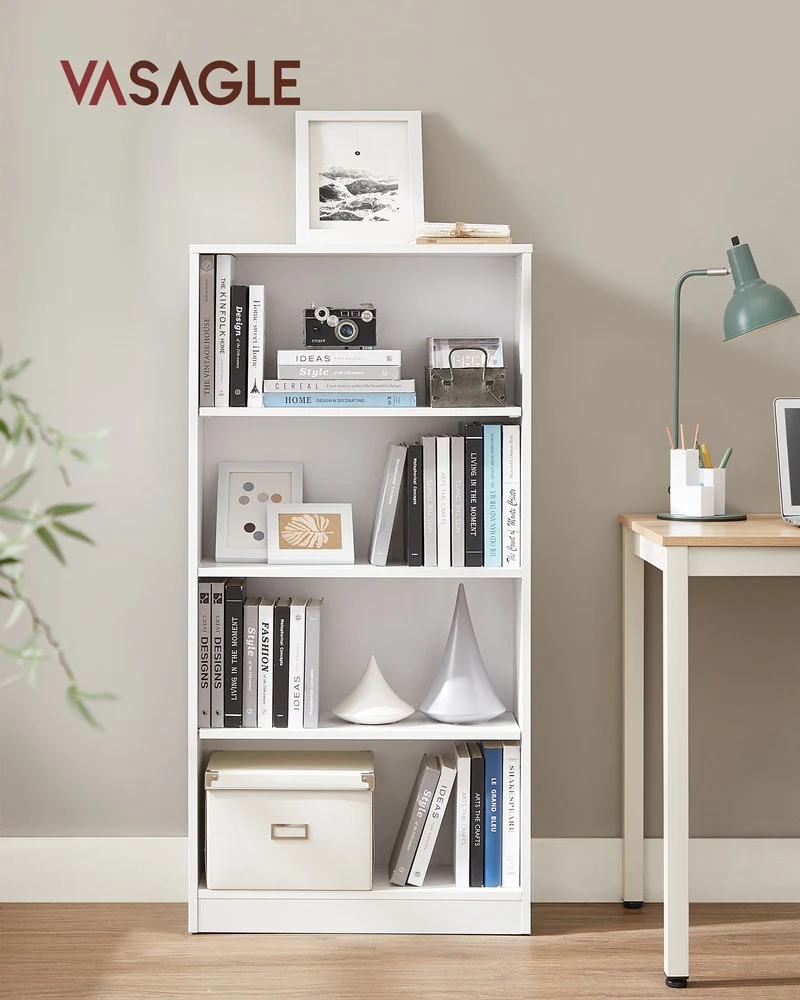 Modernes offenes Bücherregal – Geräumiges, freistehendes Aufbewahrungsregal mit verstellbaren Regalböden und minimalistischem Design