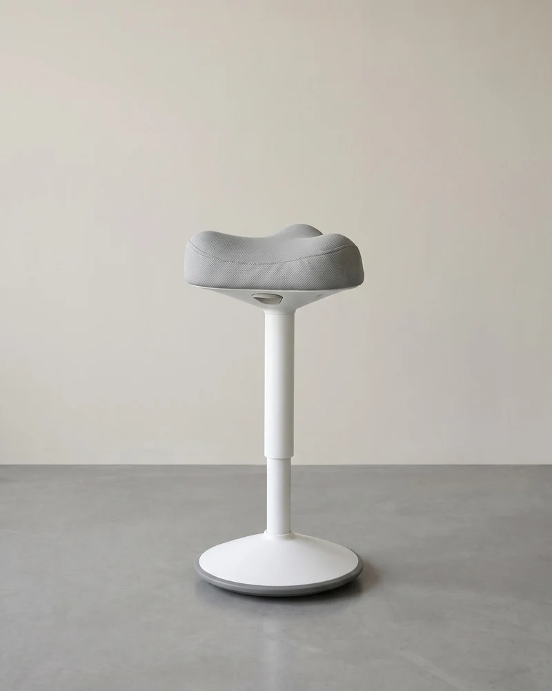 Ergonomischer Sattelhocker – Verstellbares Stahlgestell – Bequemer und aktiver Sitzkomfort