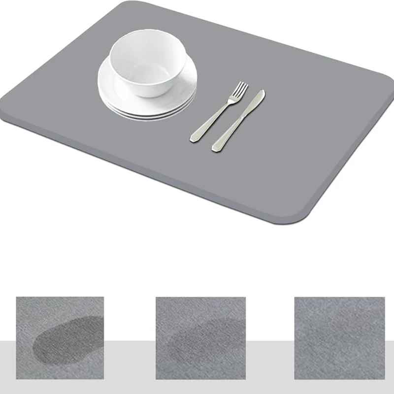 Stein-Abtropfmatte für die Küchentheke™ | Natürlich sauber fühlbar elegant