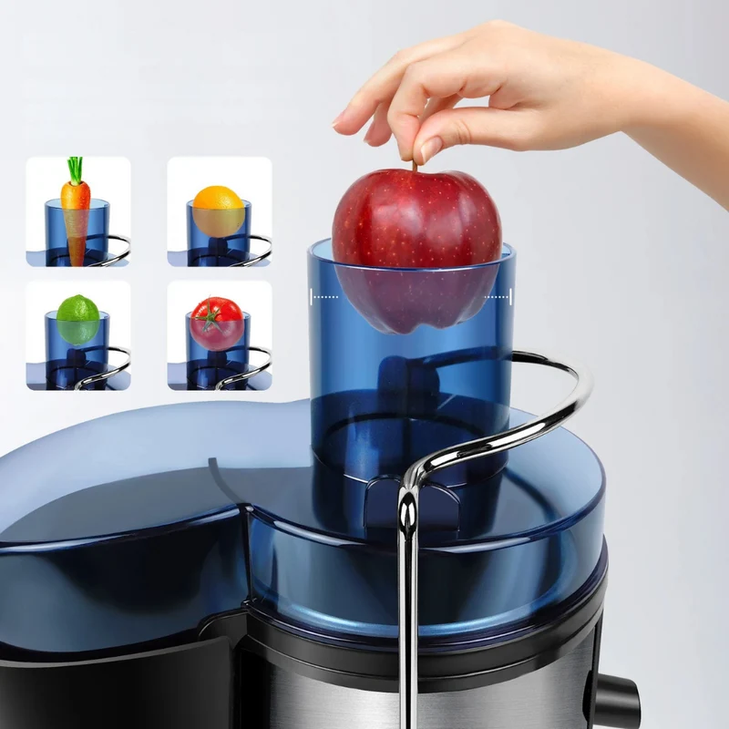 Entsafter für ganze Früchte und Gemüse Edelstahl™ | Frischer Saft Ganz ohne Mühe