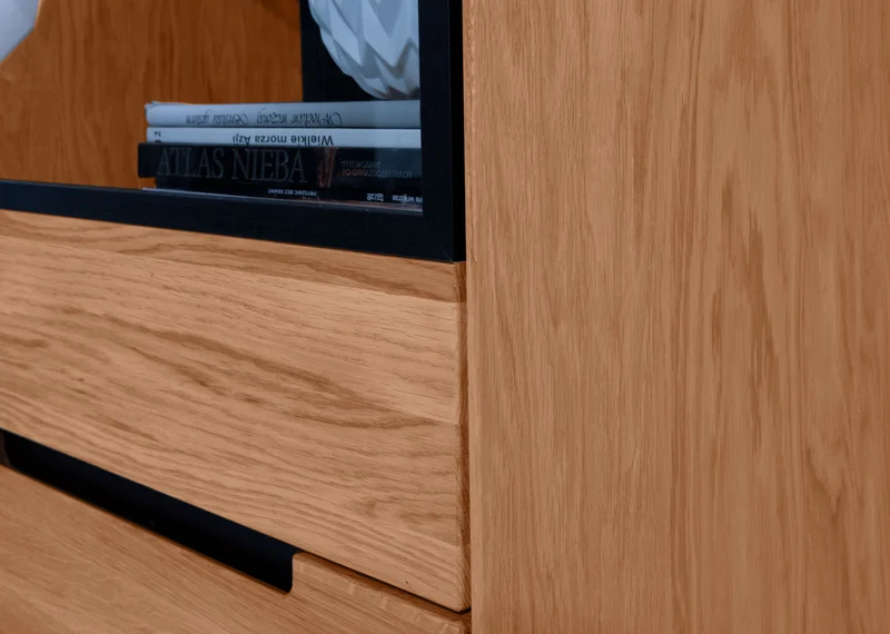 TV-Kommode Unterschrank -> Soft-close -> Front Massivholz