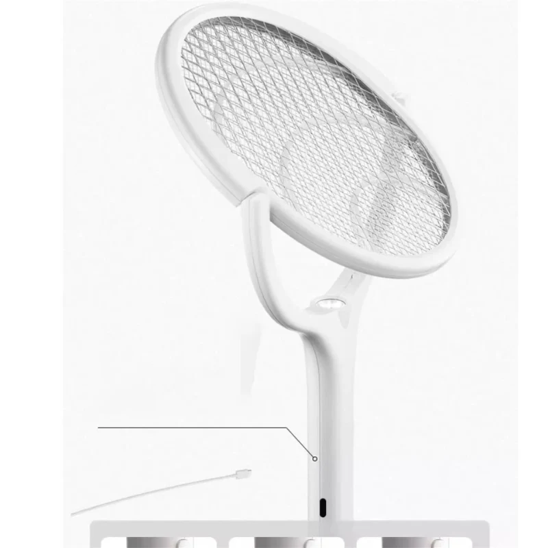 Elektrische Fliegenklatsche mit Winkel™ | Stromgeladener Schutz vor Insekten