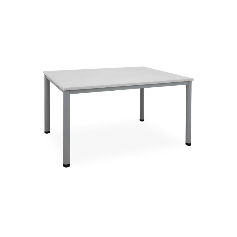 Schreib- & Besprechungstisch (diverse Maße) – G: Weißaluminium