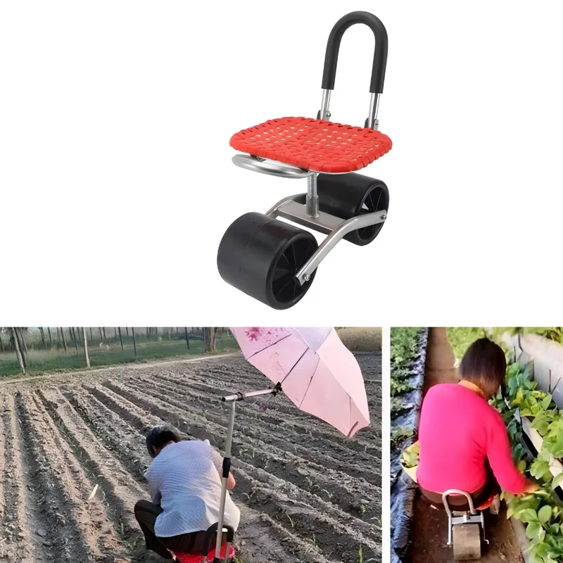 Erhöhung des Gartenrollers™ | Komfortabler Gartenhocker auf Rollen