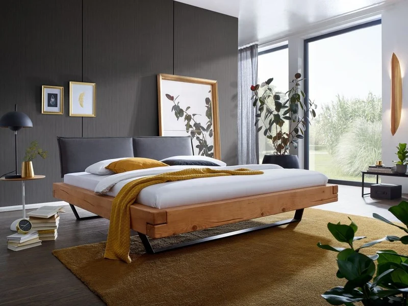 Bett Balkenbett Massivholz Fichte 180x200cm