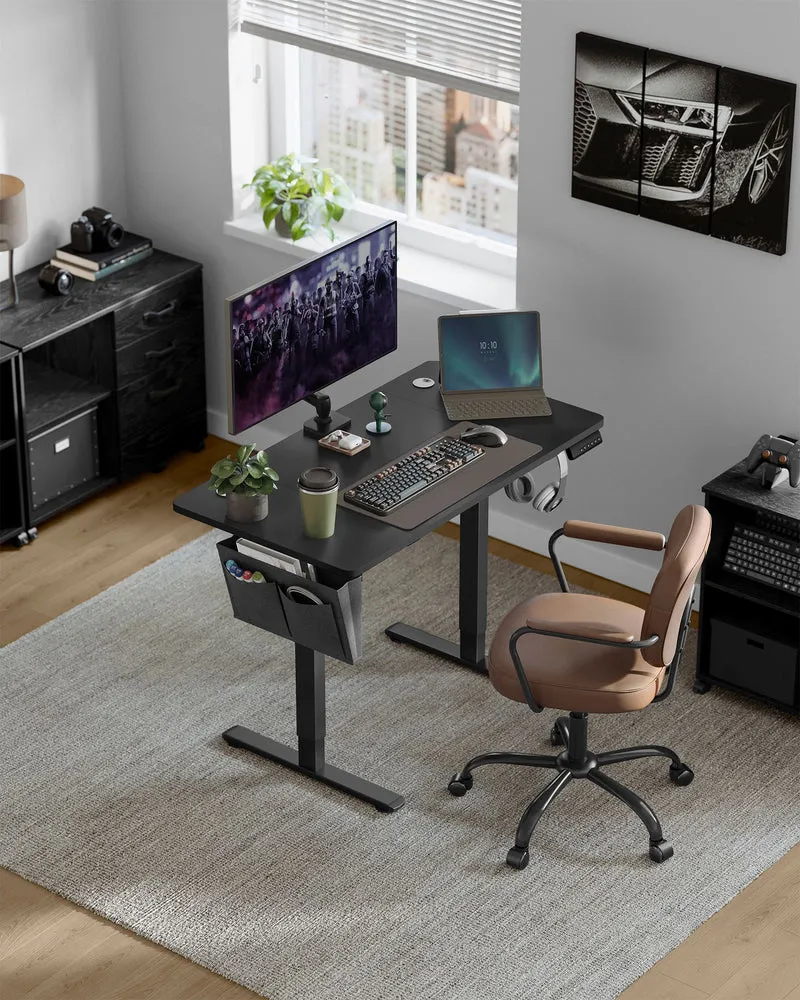Elektrisch höhenverstellbarer Schreibtisch – 4 Speicherplätze – USB-C-Schnellladefunktion – 120 bis 180 x 80 cm