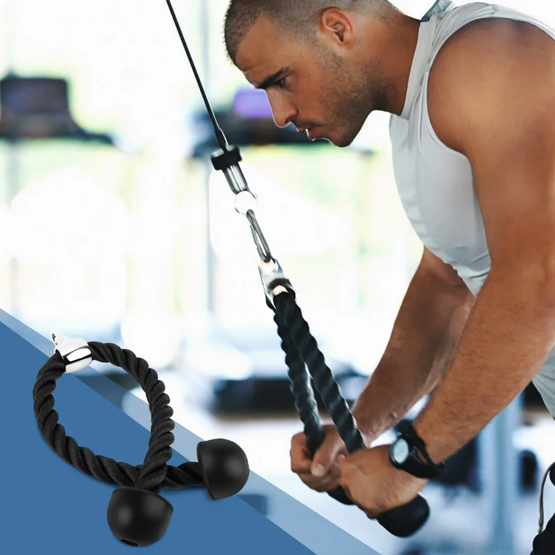 Trizepsseil für Fitnessgeräte™ | Starkes Training, echtes Gefühl